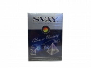 Чай ассорти Svay Classic Variety, упаковка 24 пирамидки