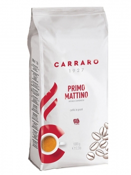 Кофе в зернах Carraro caffe Primo Mattino (Карраро Примо Маттино)  1 кг, вакуумная упаковка