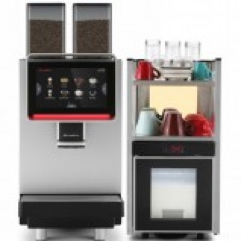 Аренда Dr. Coffee F2 суперавтоматическая кофемашина + стойка-холодильник с нагревом чашек